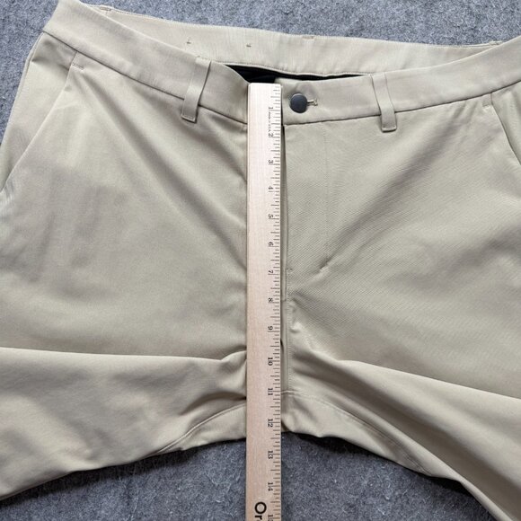 Lululemon ABC Pants Men 36 x 28 Beige Slim Fit Stretch LM5AQYS - Picture 16 of 16